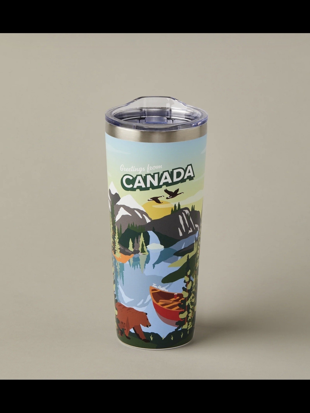 NEW Tim Hortons Canada Stainless Steel (22oz) 2026 Travel Collection Tumbler